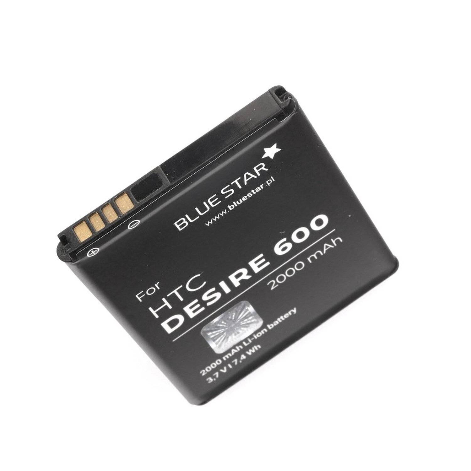 Akku Ersatz kompatibel mit HTC Desire 600 606t 606w 608 608t 2000 mAh Batterie Handy Acuu PREMIUM BO47100 35H00209-04M