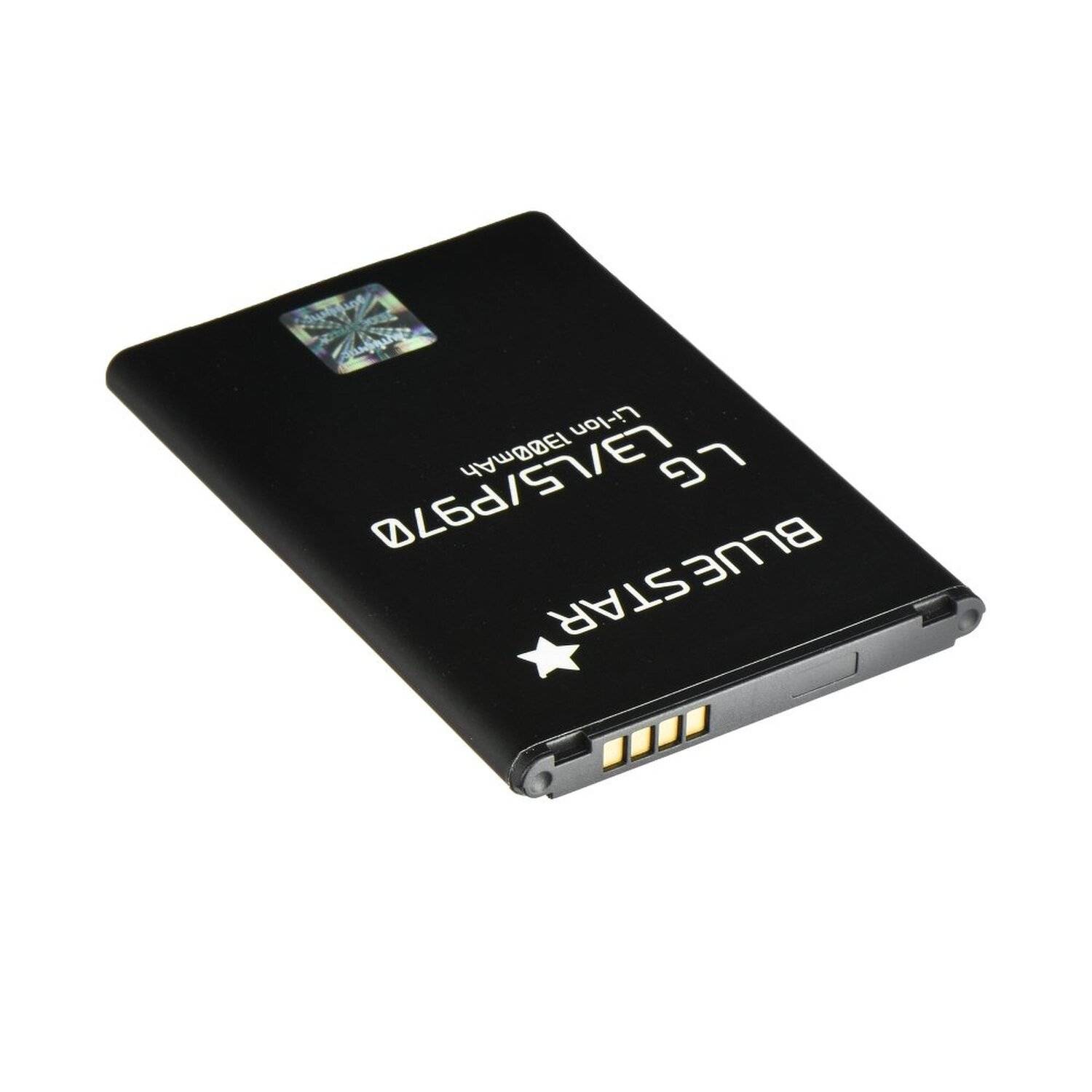 Akku Ersatz kompatibel mit LG L3 / L5 / P970 Optimus Black / P690 Optimus Net 1300 mAh Austausch Batterie BL-44JN