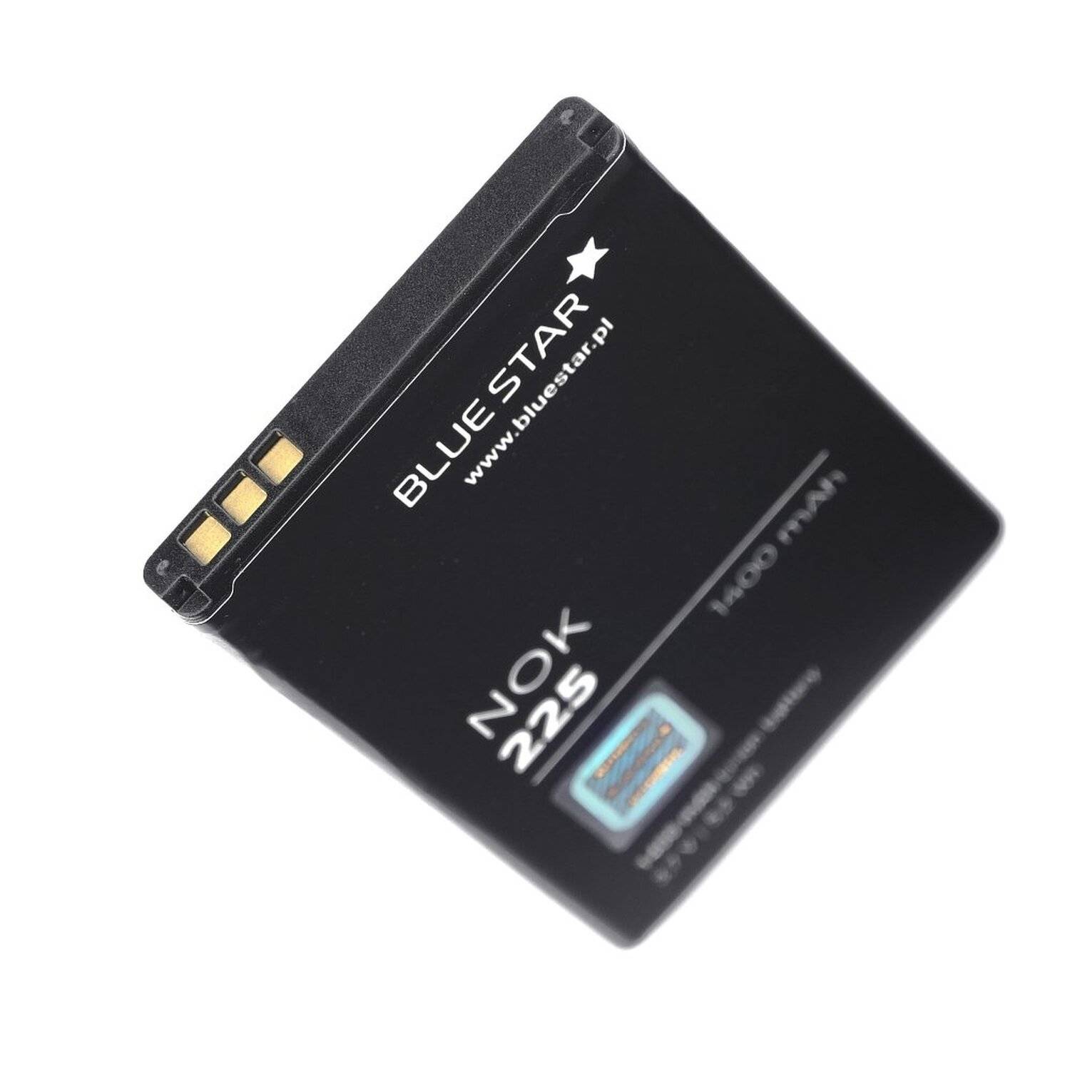 Akku Ersatz kompatibel mit Nokia 225 / Nokia Asha 225 SIM 1400 mAh Austausch Batterie Nokia BL-4UL