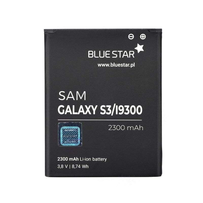 Bluestar Akku Ersatz kompatibel mit Samsung I9300 Galaxy S3 2300 mAh Batterie Accu EB-L1H2LLU, EB585158LP)