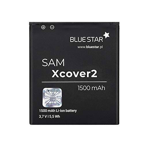 Bluestar Akku Ersatz kompatibel mit Samsung S7710 Galaxy Xcover 2 1500 mAh Austausch Batterie Accu EB484659VU