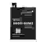 Akku Ersatz kompatibel mit Xiaomi Redmi Note 3 4000 mAh Austausch Batterie Accu BM46