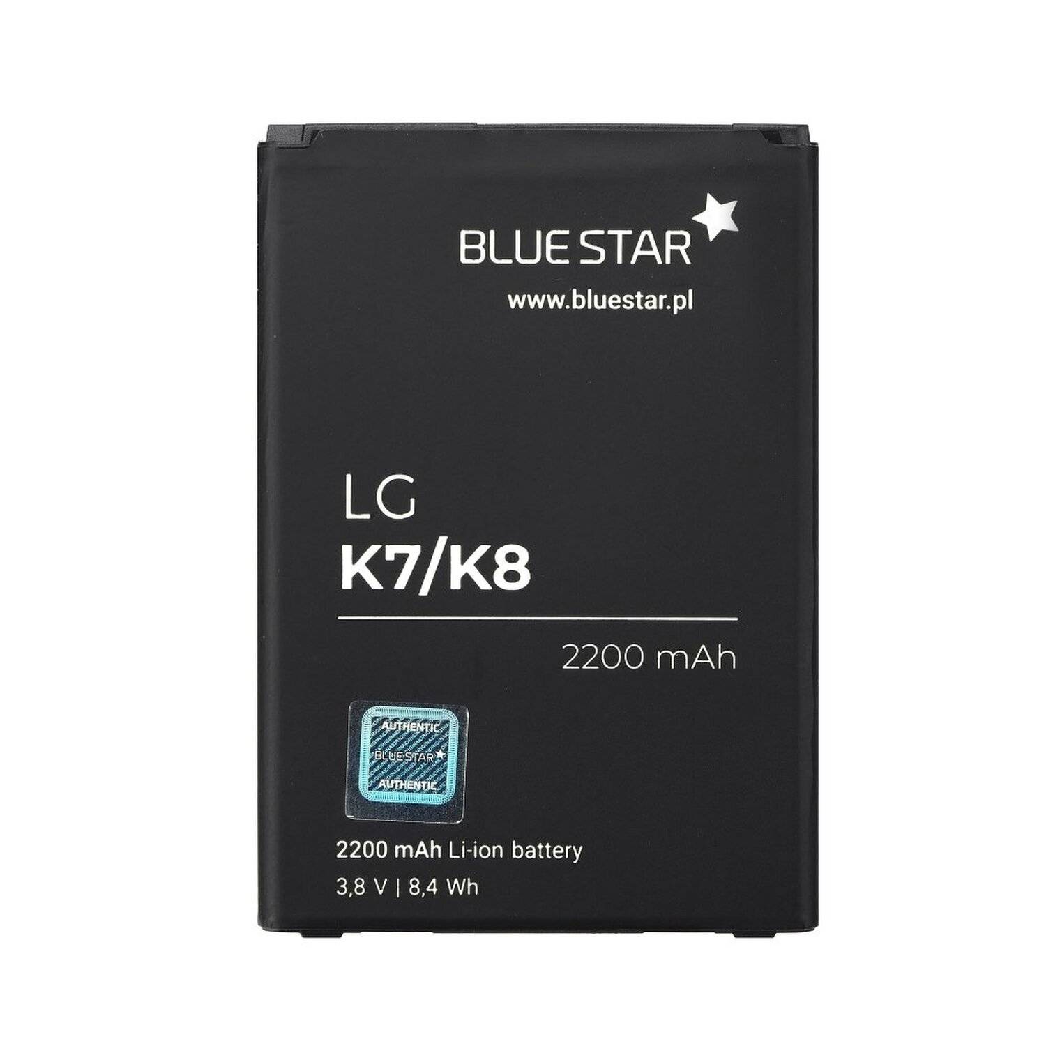 Akku Ersatz kompatibel mit LG K7 / K8 2200 mAh Austausch Batterie Accu BL-46ZH, X210, K350N
