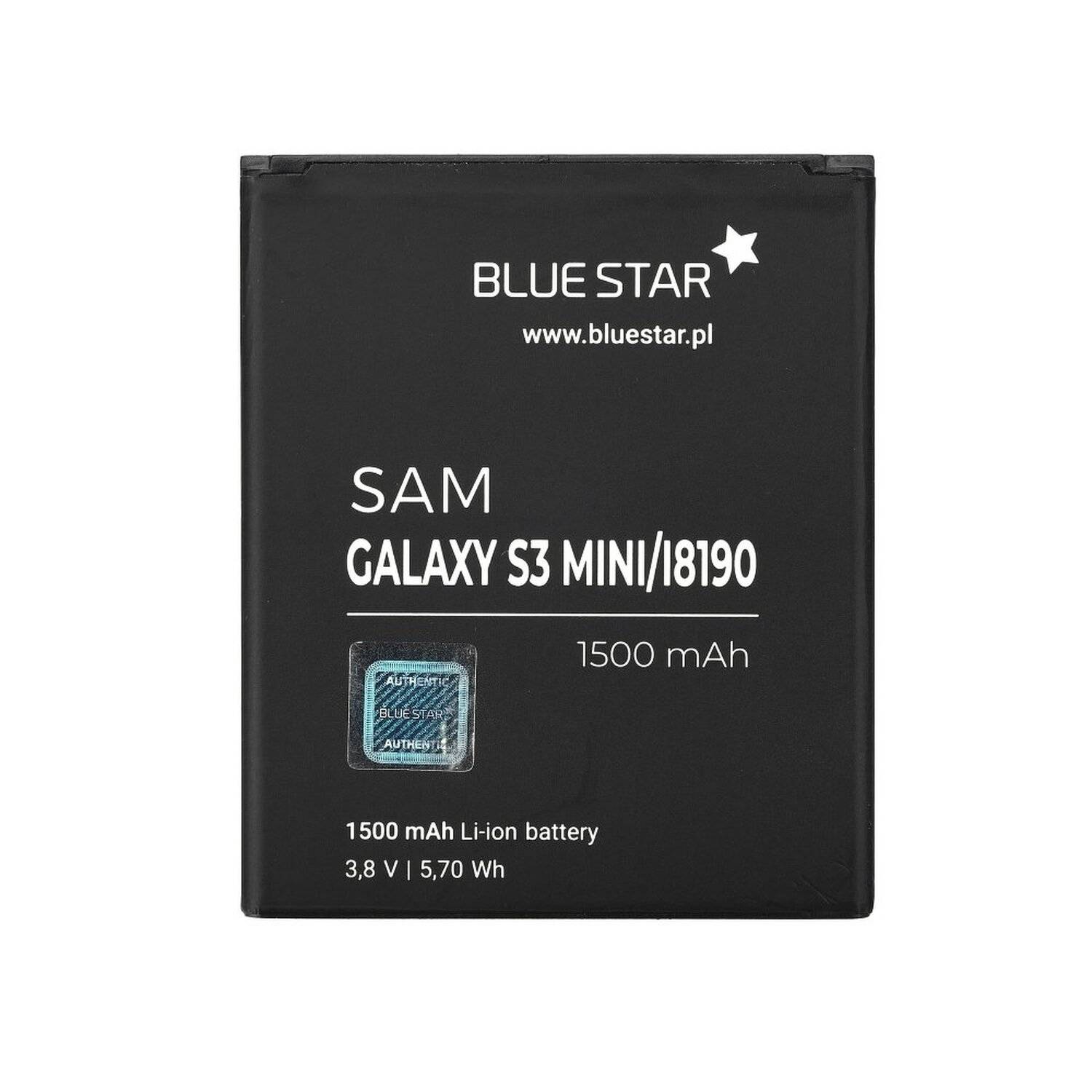 Akku Ersatz kompatibel mit Samsung Galaxy S3 Mini I8190 1500mAh Li-lon Austausch Batterie Accu EB425161LU