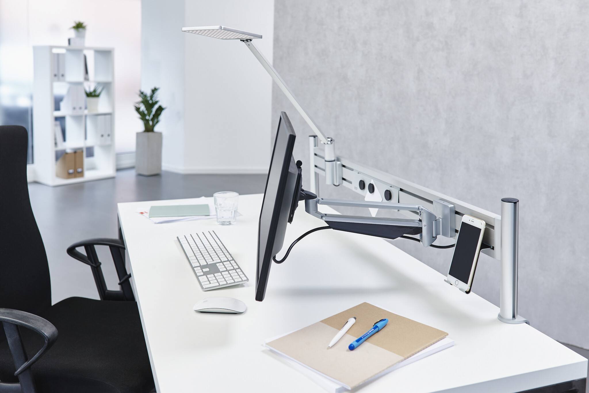 Stiftablage, Utensilienablage NOVUS Penda Utensilienbox klein, silber Ablage