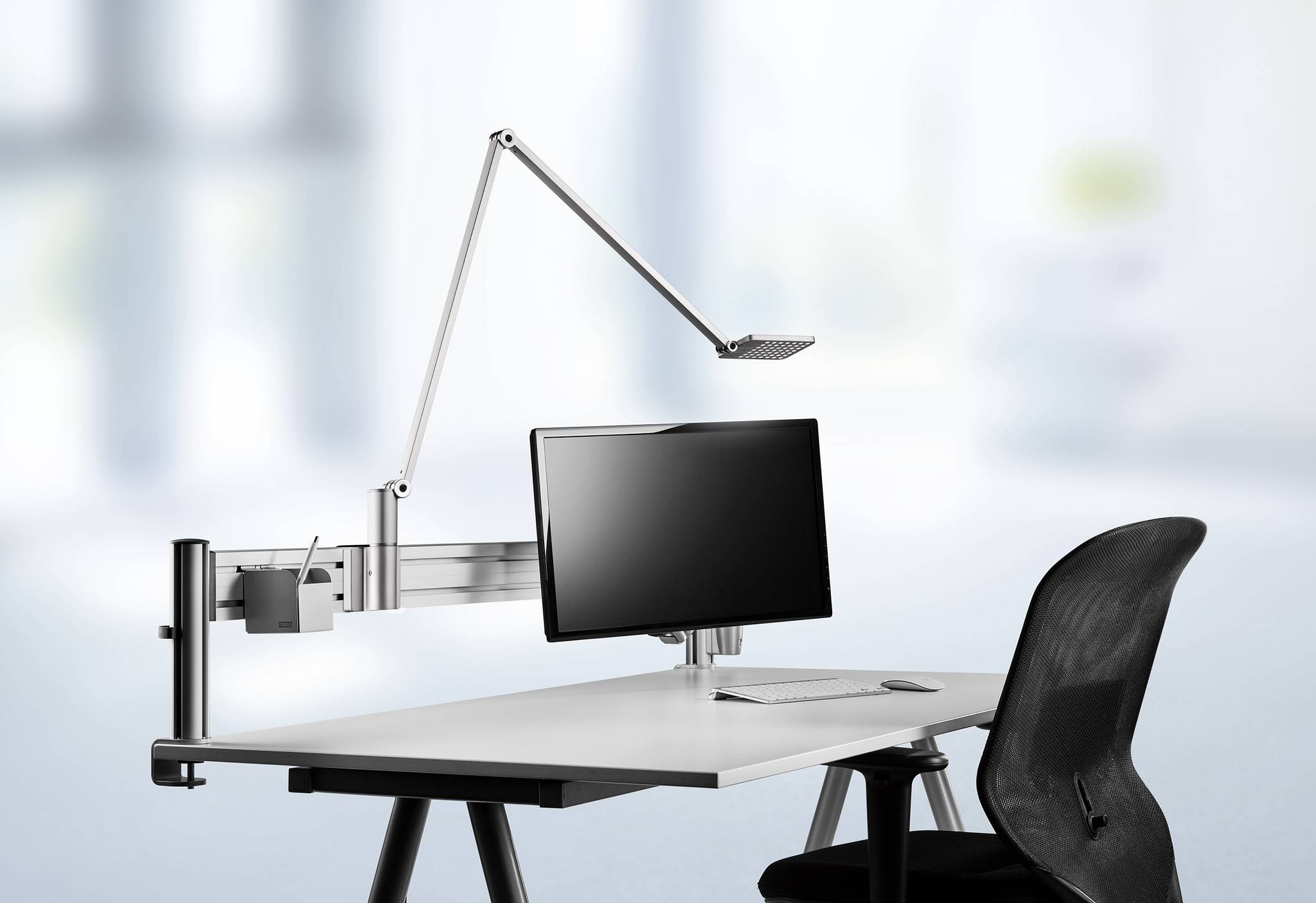 Novus Attenzia SlatWall Adapter, weiß