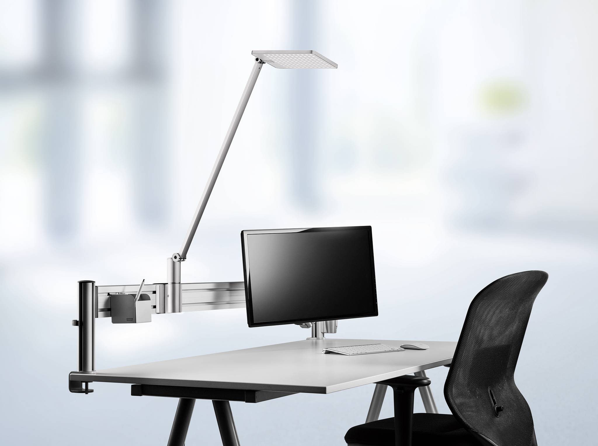 Novus Attenzia SlatWall Adapter, schwarz