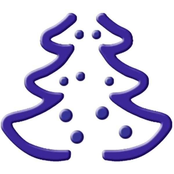 Pop-Up Locher mittel Tannenbaum