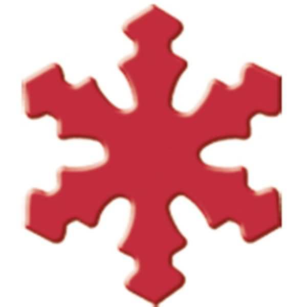 Motiv-Locher klein Schneeflocke 1