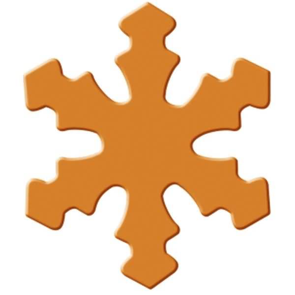 Motiv-Locher mittel Schneeflocke