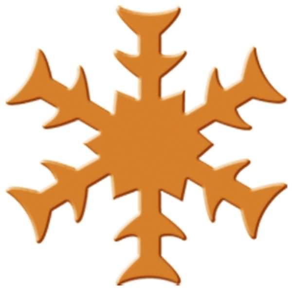 Motiv-Locher mittel Schneeflocke 2