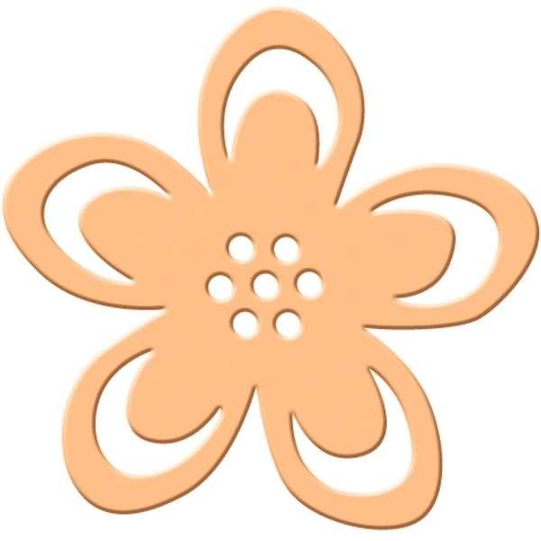 Silhouetten-Locher groß Sternenblume