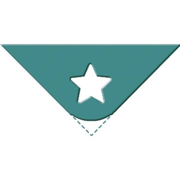 Eck-Locher klein Stern