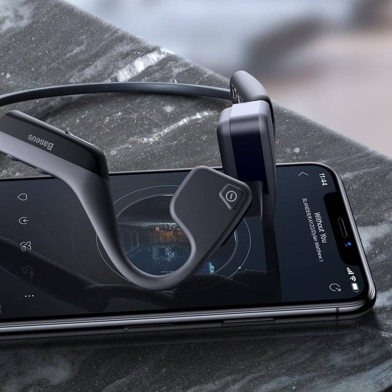 COVO BC10 Bluetooth 5.0 Headset Drahtlos Sport IP55 wasserdichte Knochenleitungsfunktion schwarz