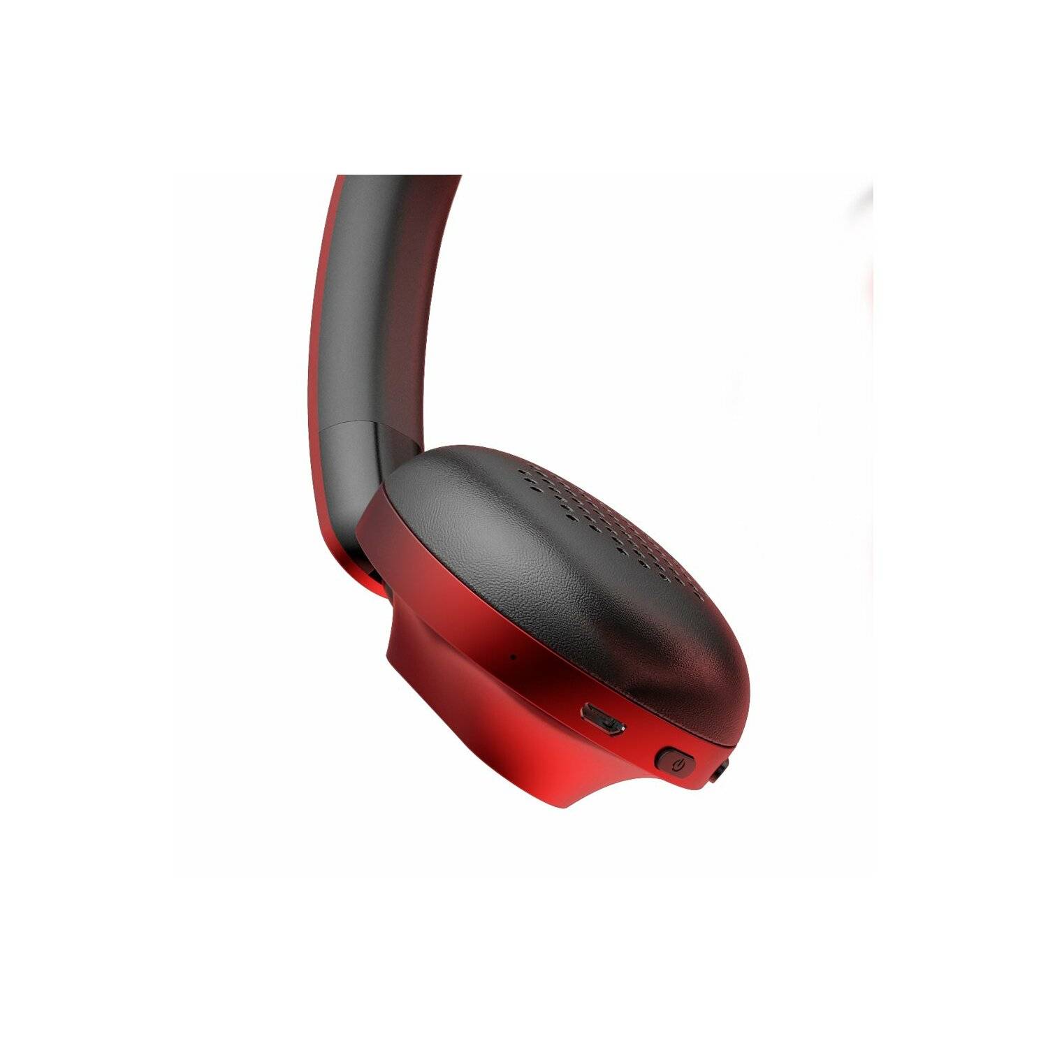 Baseus Encok D01 kabellos Kopfhörer Bluetooth Ohrhörer Over Ear Headset 360 Grad Mikrofon Faltbar 300 mAh Rot
