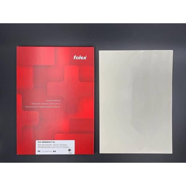 Farblaserfolie CLP A4 50my klar transparent selbstklebend VE=50 Stück