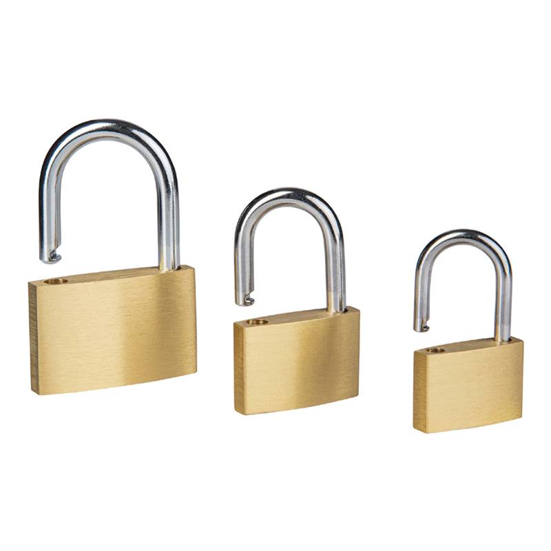 BRÜDER MANNESMANN Vorhängeschloss-Satz, 3-tlg, kurzer Bügel