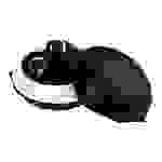 LogiLink In-Ear Kopfhörer mit Mikrofon, Stereo, schwarz/weiß