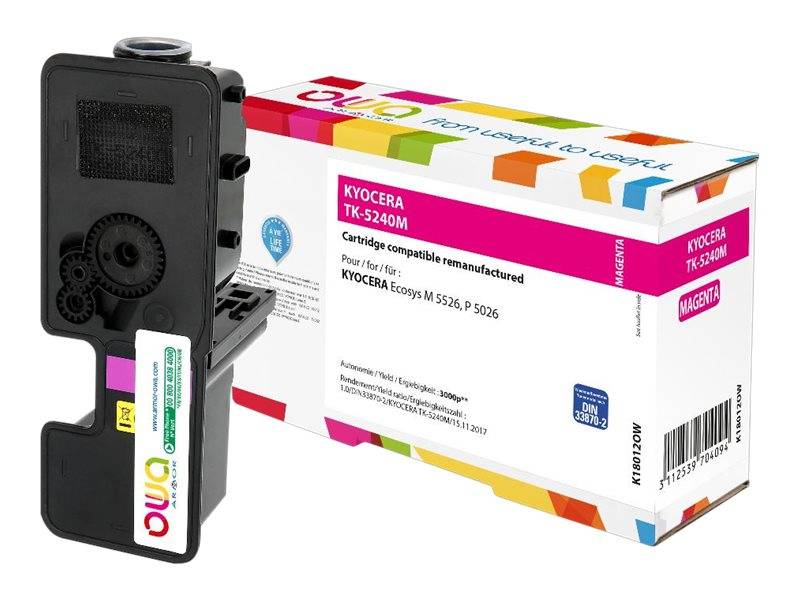 ARMOR - OWA K18012OW - Magenta - kompatibel - Box - wiederaufbereitet - Tonerpatrone (Alternative zu: Kyocera TK-5240M)