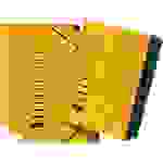 PAGNA Ordnungsmappe, DIN A4, aus Karton, 7 Fächer, gelb