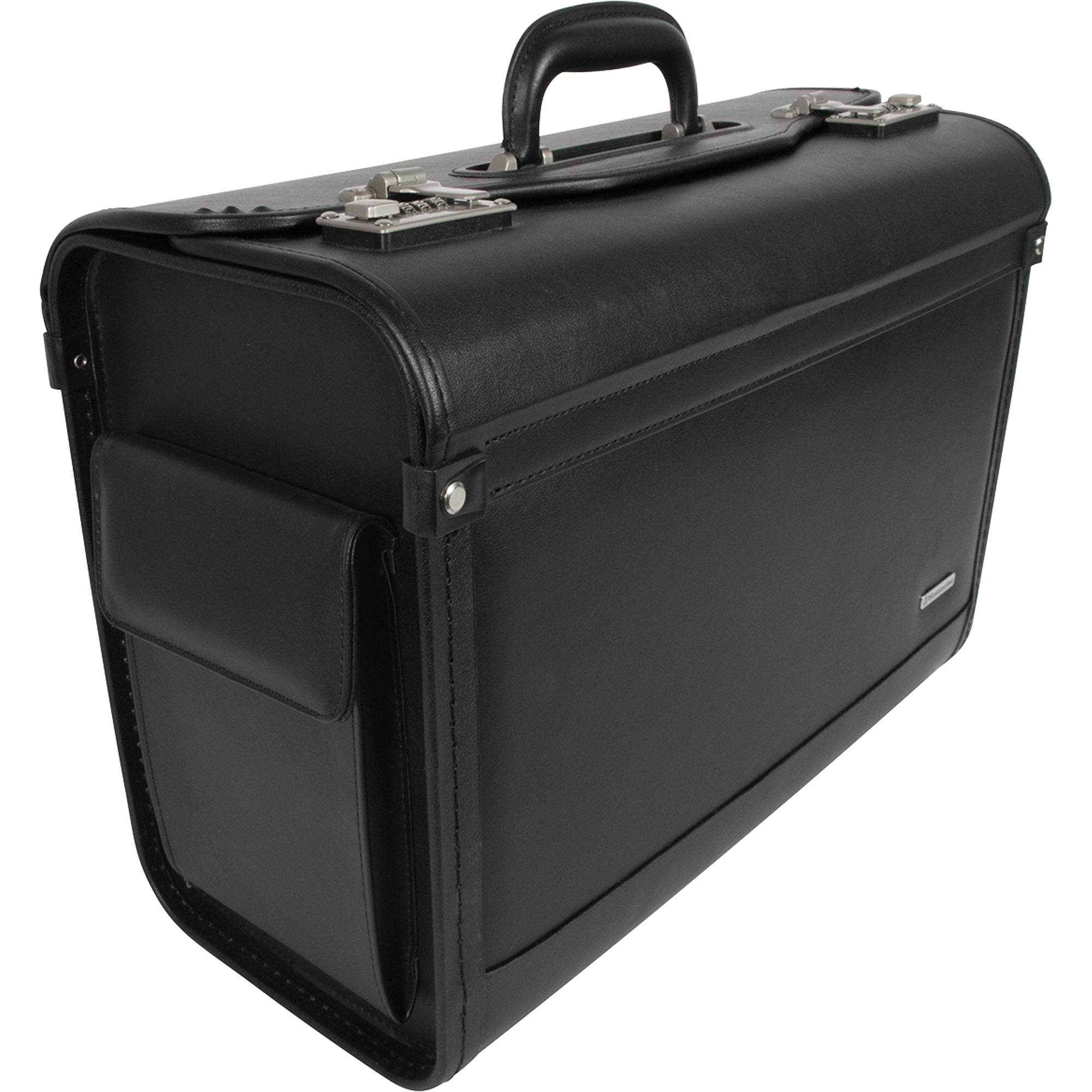 Soennecken Pilotenkoffer Rostock 5172 Lederimitat schwarz