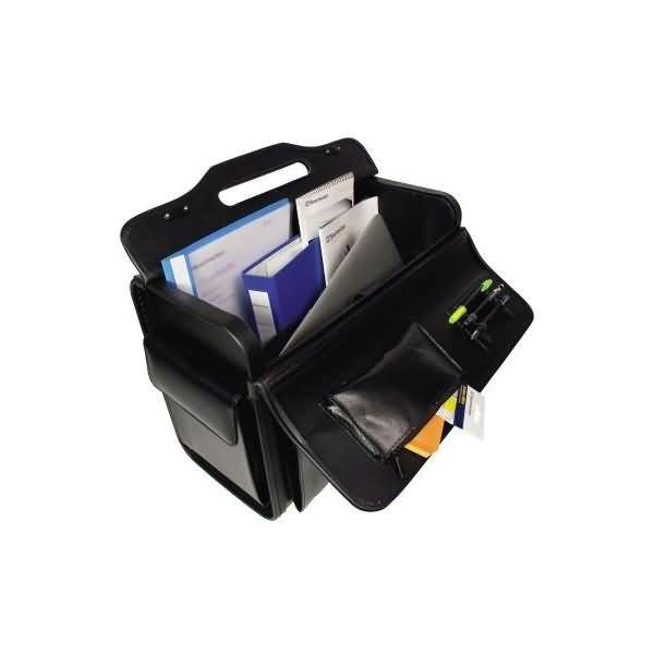 Pilotenkoffer Leipzig Leder schwarz