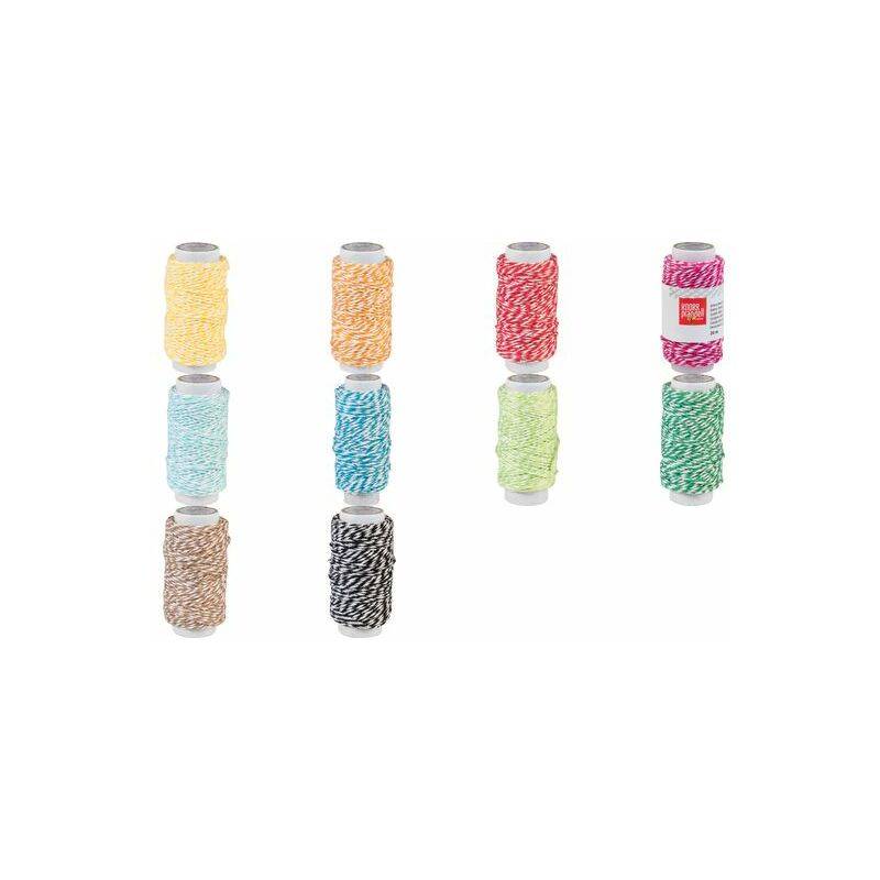 KNORR prandell Dekoschnur / Bäckerkordel, schwarz, 20 m