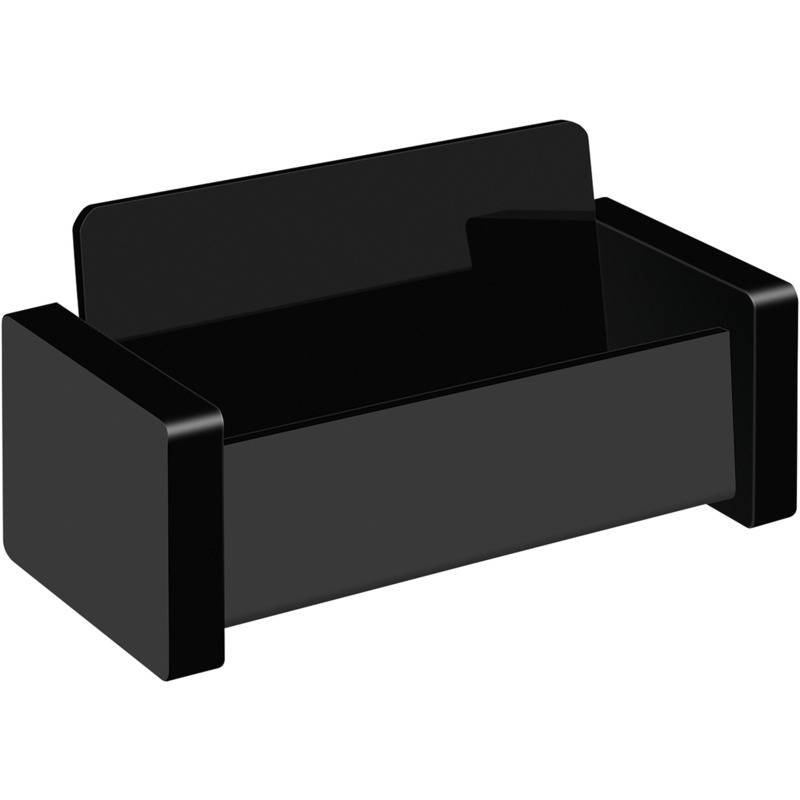WEDO Acryl Visitenkartenständer Black Office