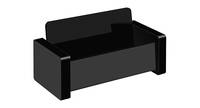 Wedo 63 4401, Acryl, Schwarz, Gummi, 109 mm, 50 mm, 59 mm