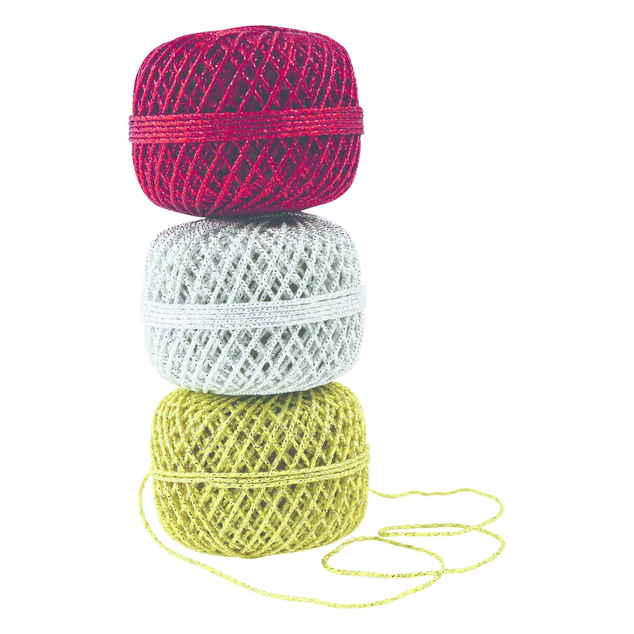 Clairefontaine Set mit 10 Geschenkkordeln 20mx1mm - Gold 601475C