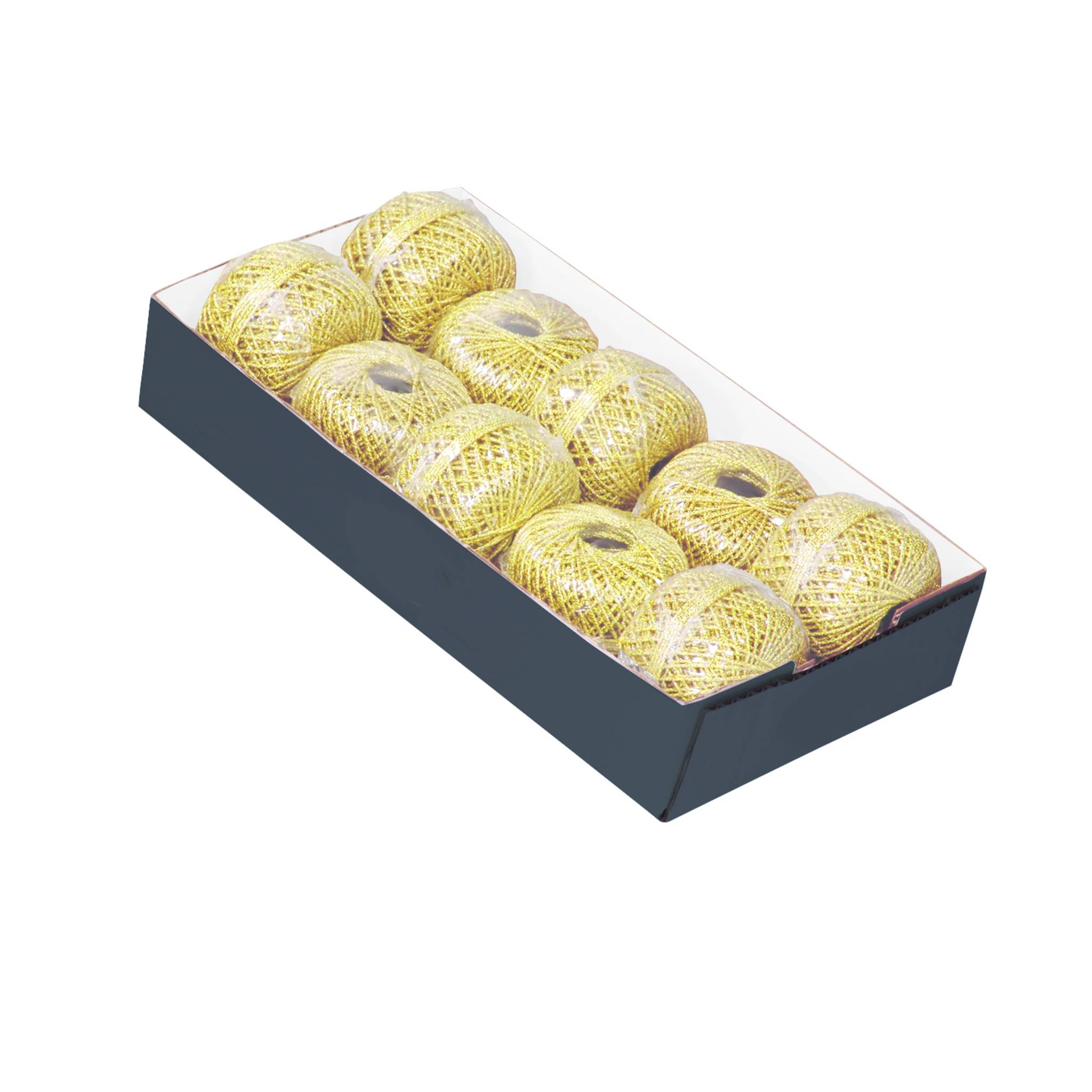 Clairefontaine Set mit 10 Geschenkkordeln 20mx1mm - Gold 601475C