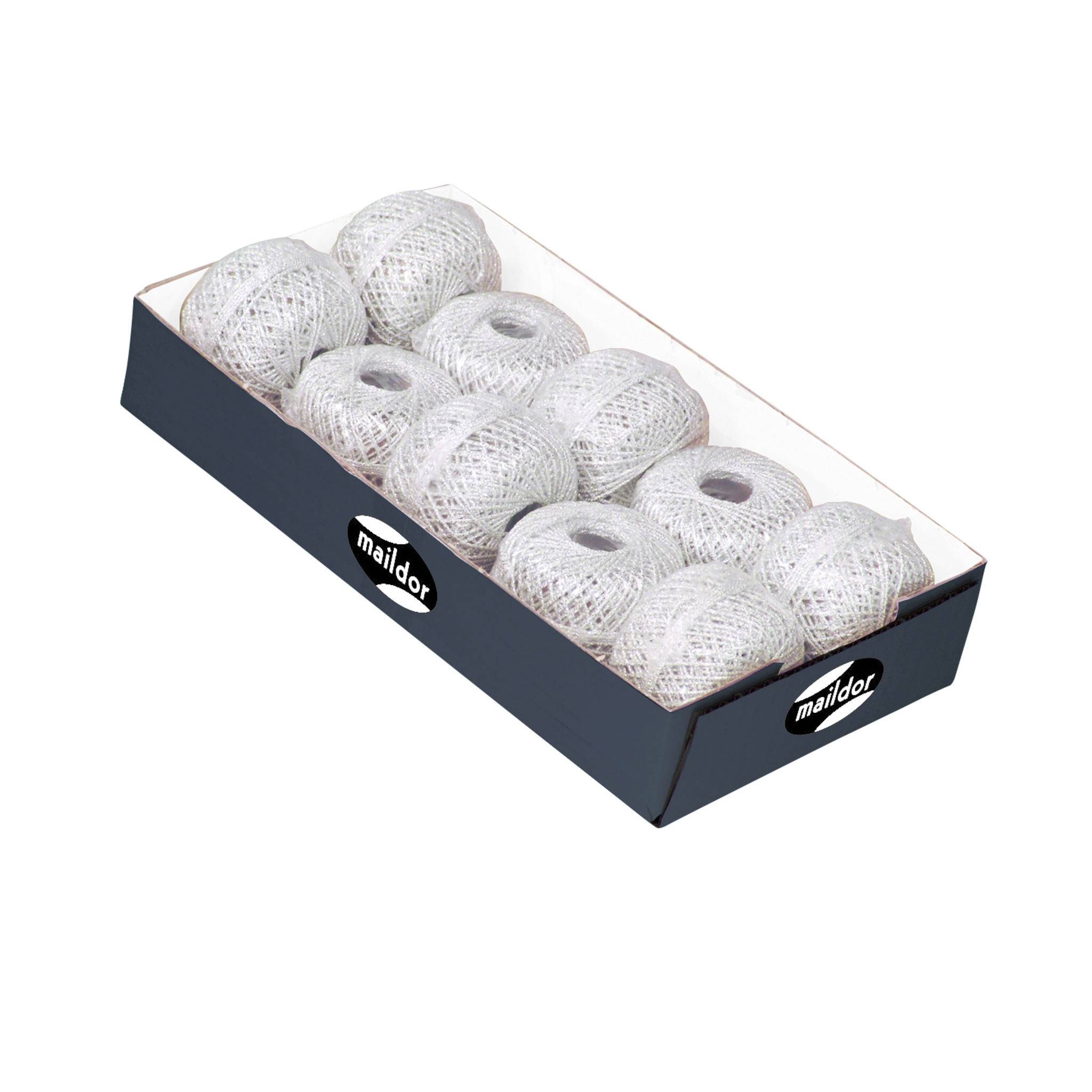 Clairefontaine Set mit 10 Geschenkkordeln 20mx1mm - Silber 601476C