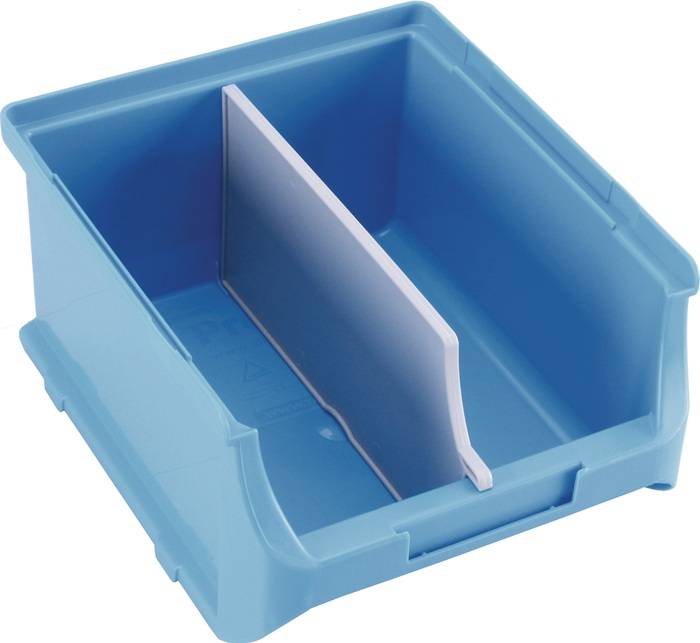 Trennw.f.Sichtlagerboxen ProfiPlus Gr.2B H.72mm Polystyrol grau ALLIT