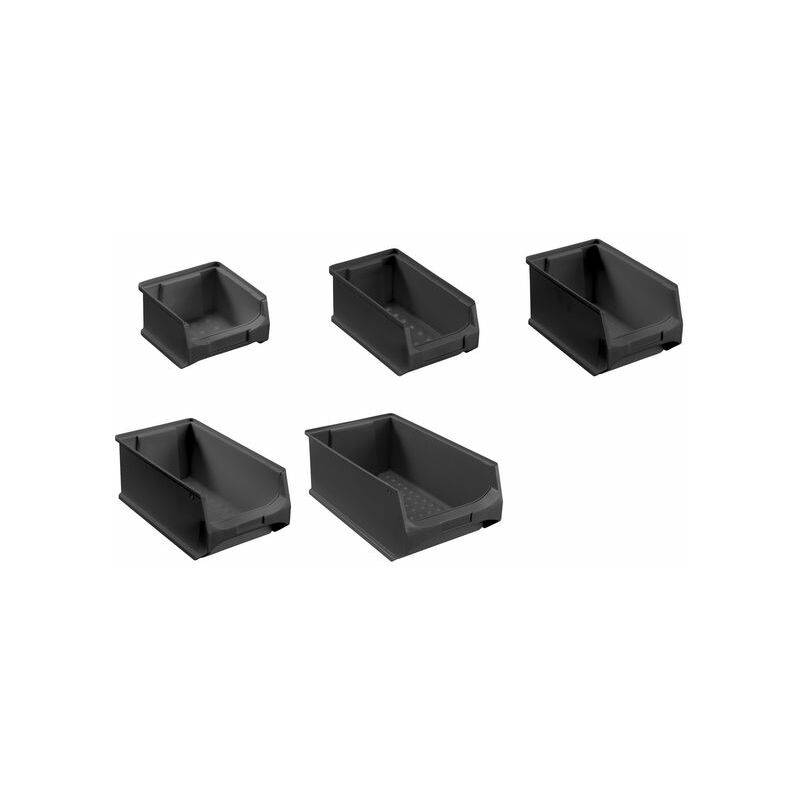 allit Sichtlagerkasten ProfiPlus GripBox 2, ESD, schwarz