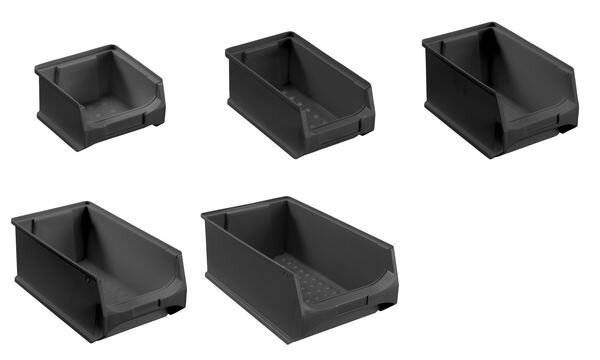 allit Sichtlagerkasten ProfiPlus GripBox 3, ESD, schwarz (71510128)