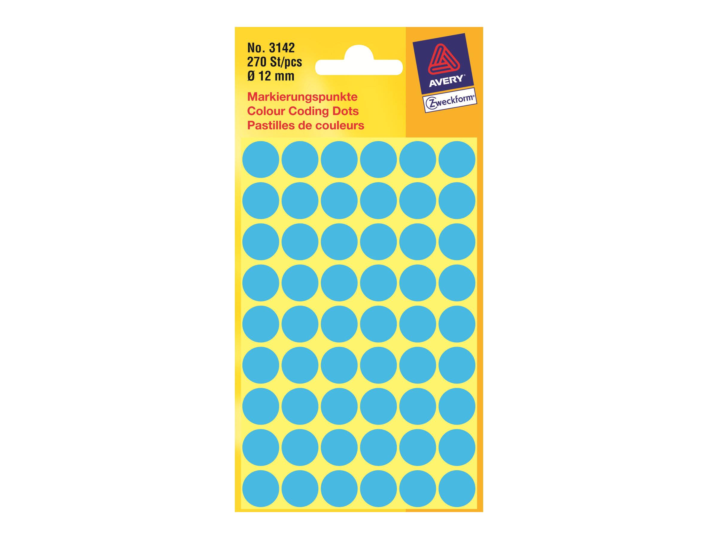 Avery Zweckform Colour Coding Dots 3142 - Papier
