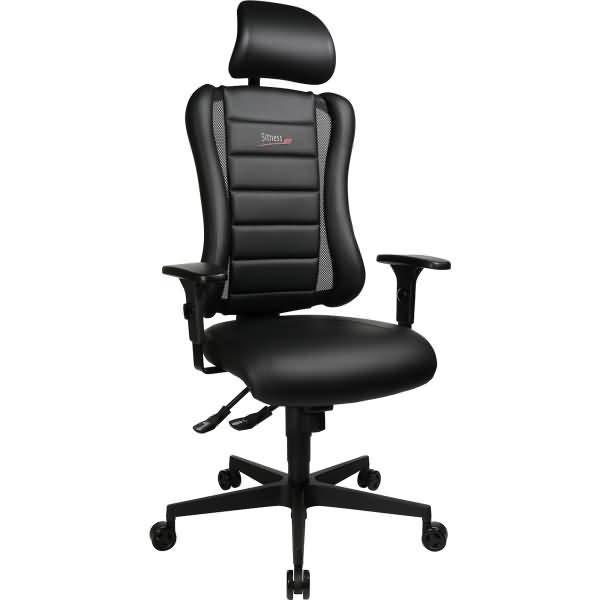 Bürodrehstuhl Sitness RS SR10PDA00X schwarz/schwarz