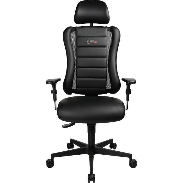Bürodrehstuhl Sitness RS SR10PDA00X schwarz/schwarz