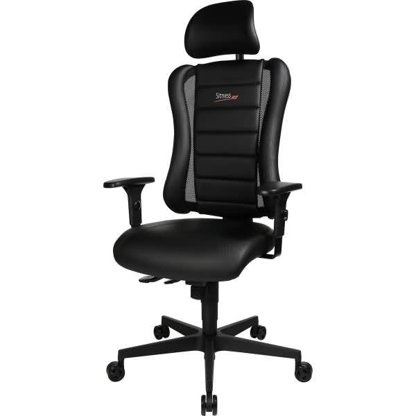 Bürodrehstuhl Sitness RS SR10PDA00X schwarz/schwarz
