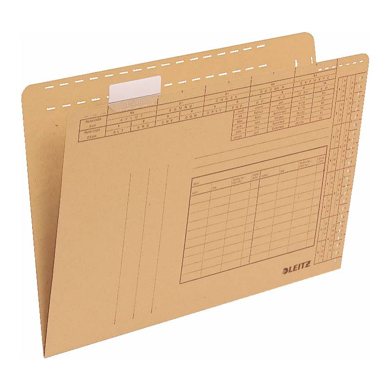 LEITZ Einstellmappe, für Vollsichtreiter, A4, natron