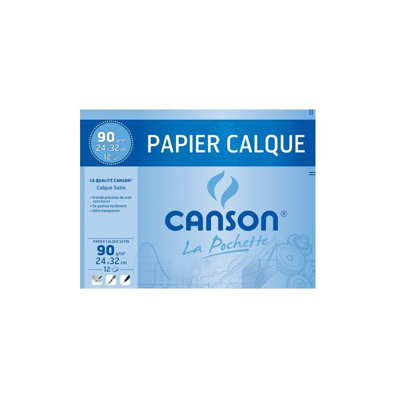 CANSON Transparentpapier, satiniert, DIN A3, 90 g/qm