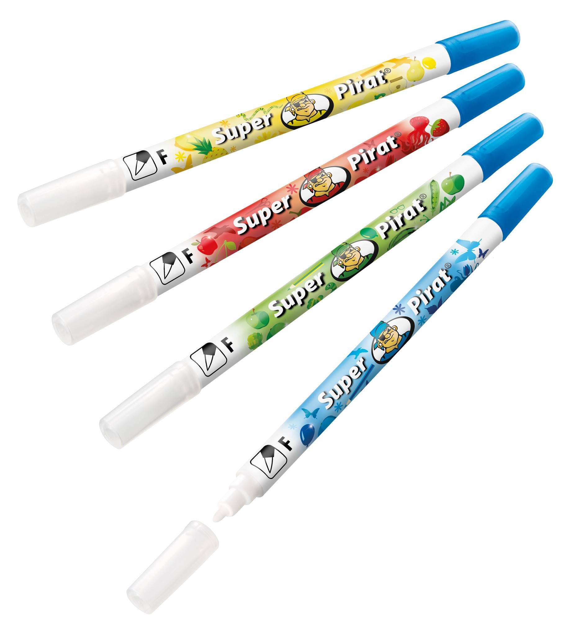 Pelikan 671701, Fein, Rundspitze, Gemischte Farben, Blau, Weiß, Rund, Deutschland, 50 Stück(e)