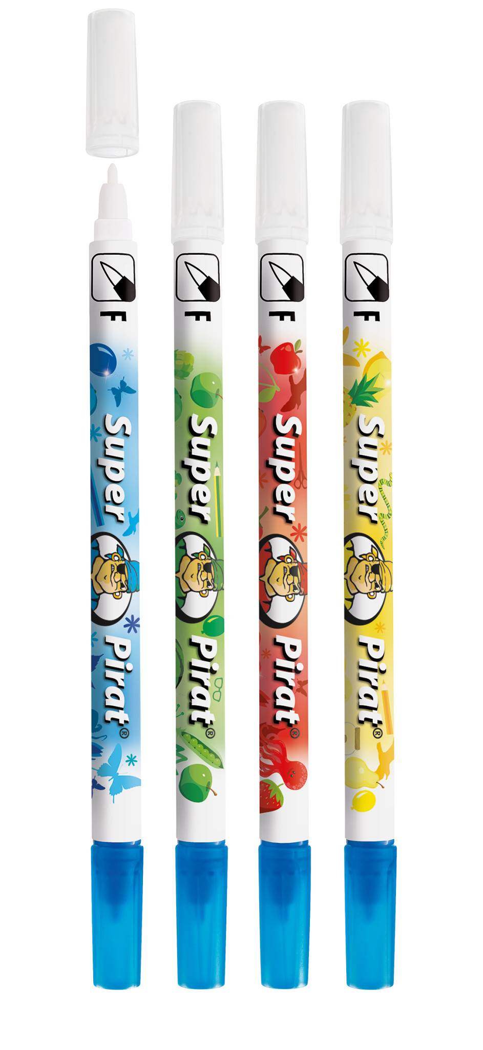Pelikan 671701, Fein, Rundspitze, Gemischte Farben, Blau, Weiß, Rund, Deutschland, 50 Stück(e)