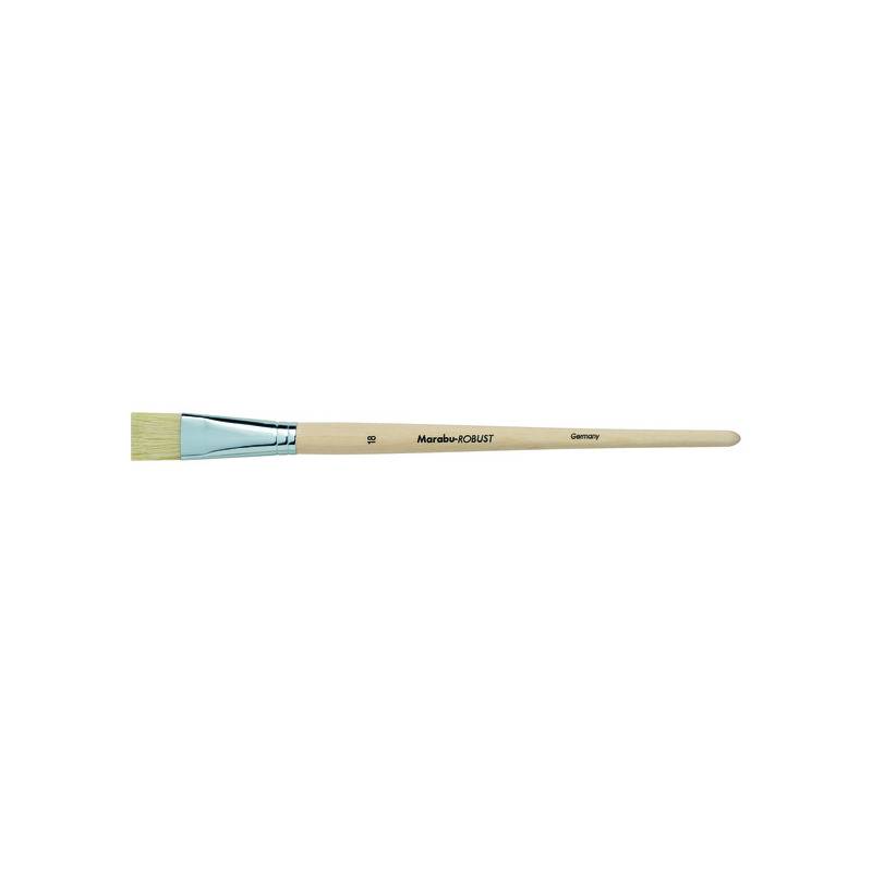 Marabu Borstenpinsel Robust, flach, Gr. 18