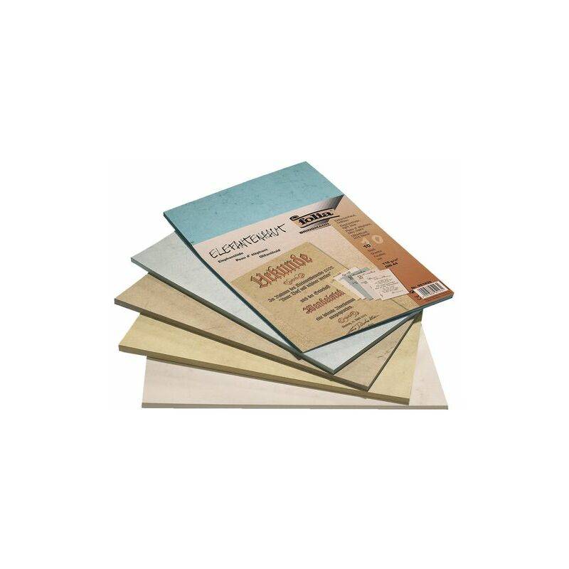 folia Elefantenhaut, DIN A4, 110 g/qm, weiß, 10 Blatt