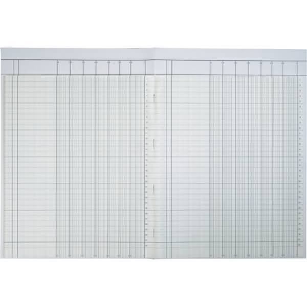 Spaltenbuch A4 mit Kopfleiste Karton 7 Spalten 40 Blatt