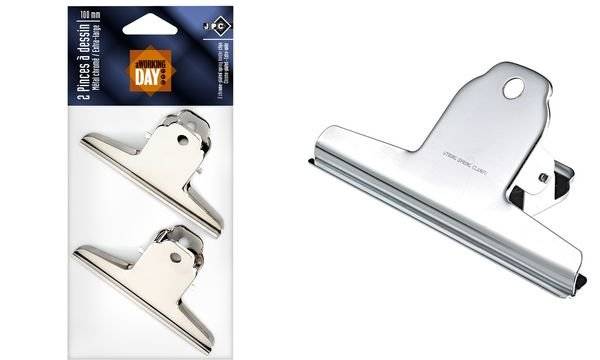 JPC Briefklemmer spring clip aus Metall, Breite: 100 mm (61438027)