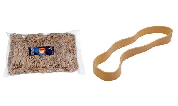 JPC Gummibänder, natur, 90 x 10 mm, Großpackung (61451512)