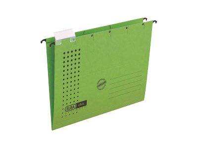 ELBA chic ULTIMATE - Hängeregister - für A4 - Kapazität: 330 Blätter - grün (Packung mit 5)