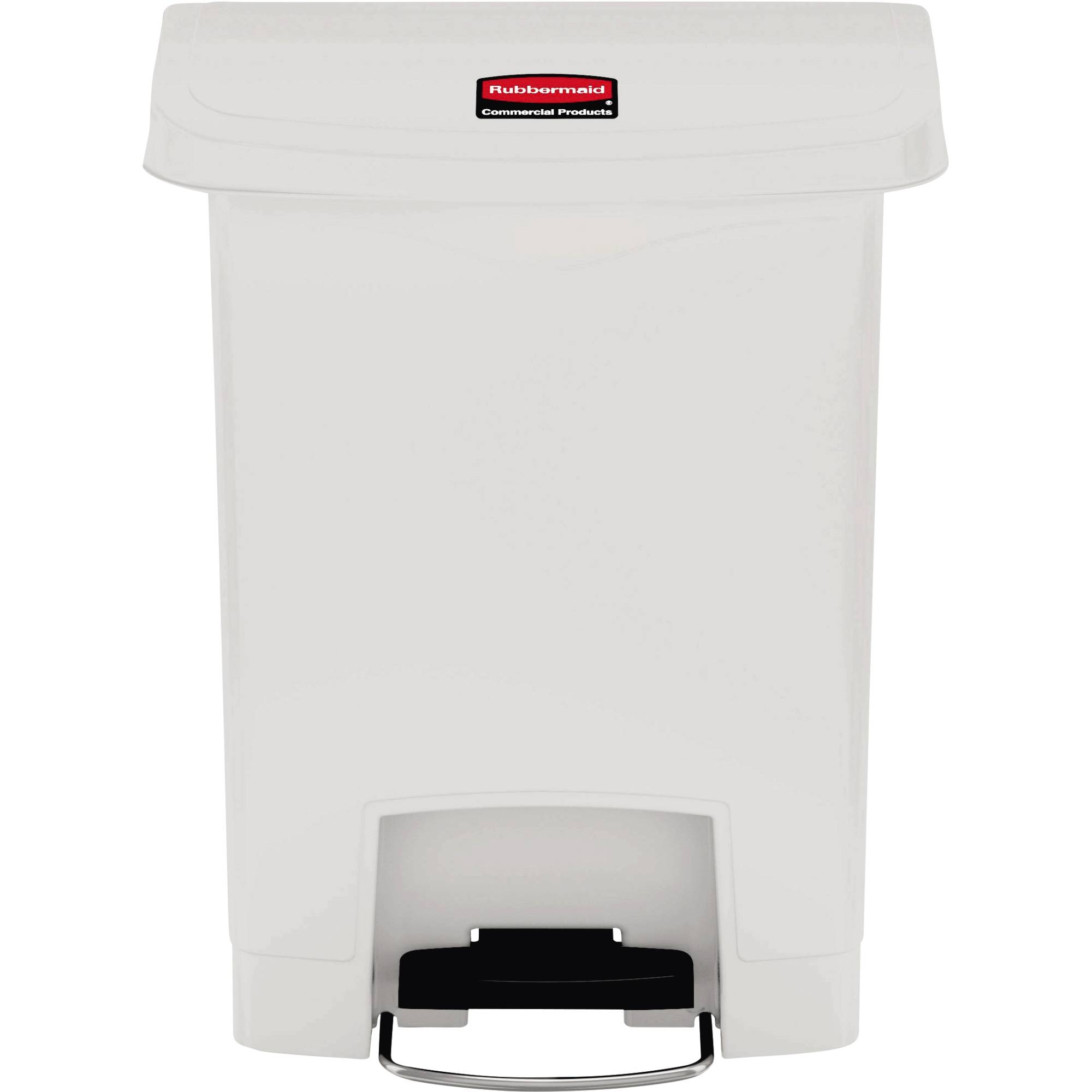 Rubbermaid Tretabfalleimer Slim Jim 1883555 Kunststoff 30l weiß